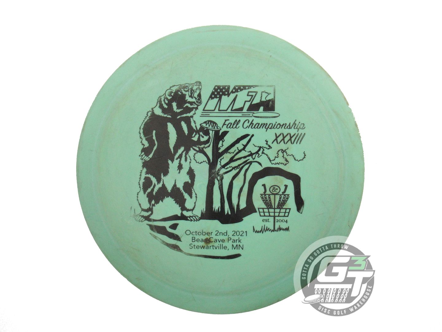 USED Discraft ESP Heat 173g Green Black Stamp Distance Driver Golf Disc