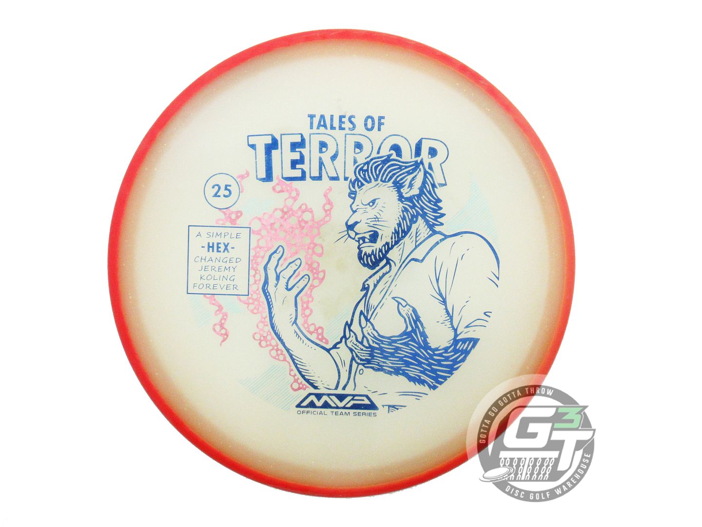 USED Axiom Discs [KOLING] Particle Eclipse Proton Hex 176g Red Rim Midrange Disc