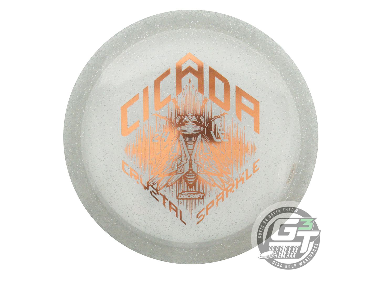 NOS Discraft [LEDGESTONE] CryZtal Sparkle Cicada 176g Smoke Fairway Driver Disc