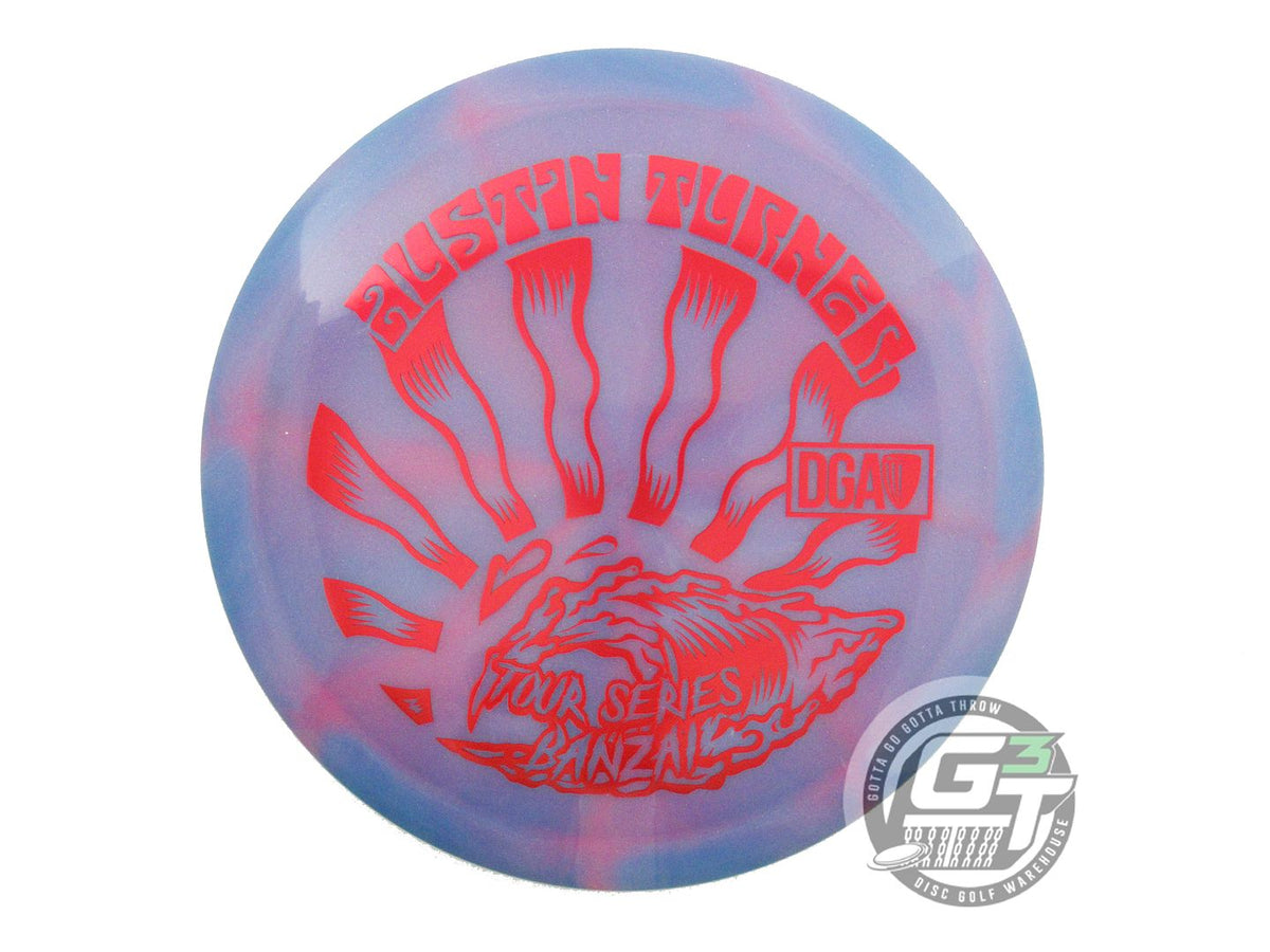USED DGA [TURNER] Swirl Banzai 174g Blue-Pink Fairway Driver Golf Disc