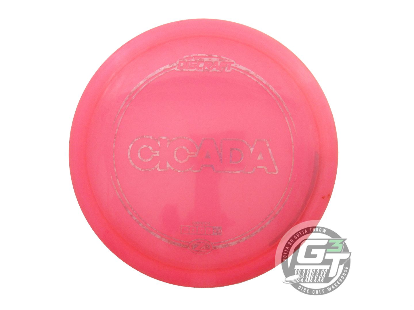 USED Discraft Z Cicada 177g Pink Heart Foil Fairway Driver Golf Disc