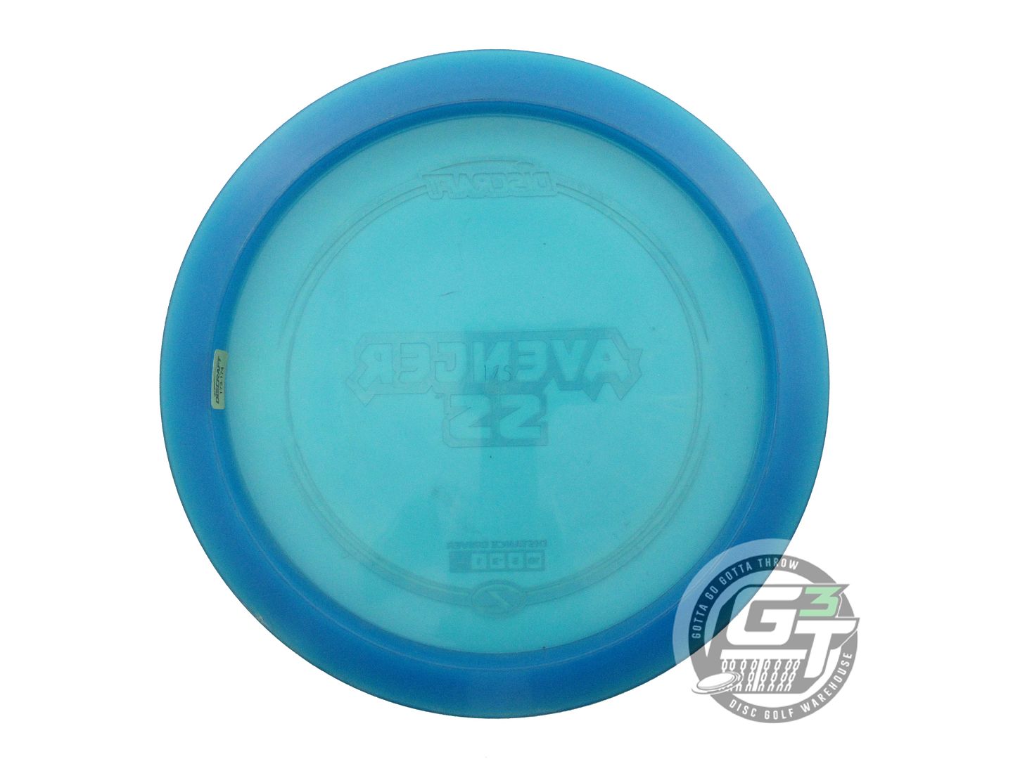 USED Discraft Z Avenger SS 175g Blue Gold Star Foil Distance Driver Golf Disc