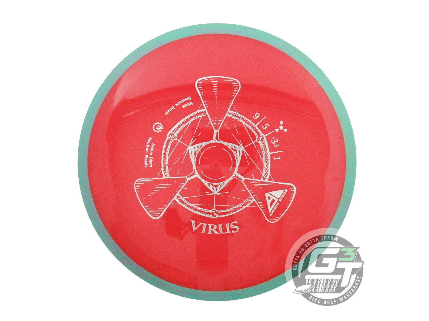 Axiom Neutron Virus Distance Driver Golf Disc (Individually Listed) - Gotta Go Gotta Throw