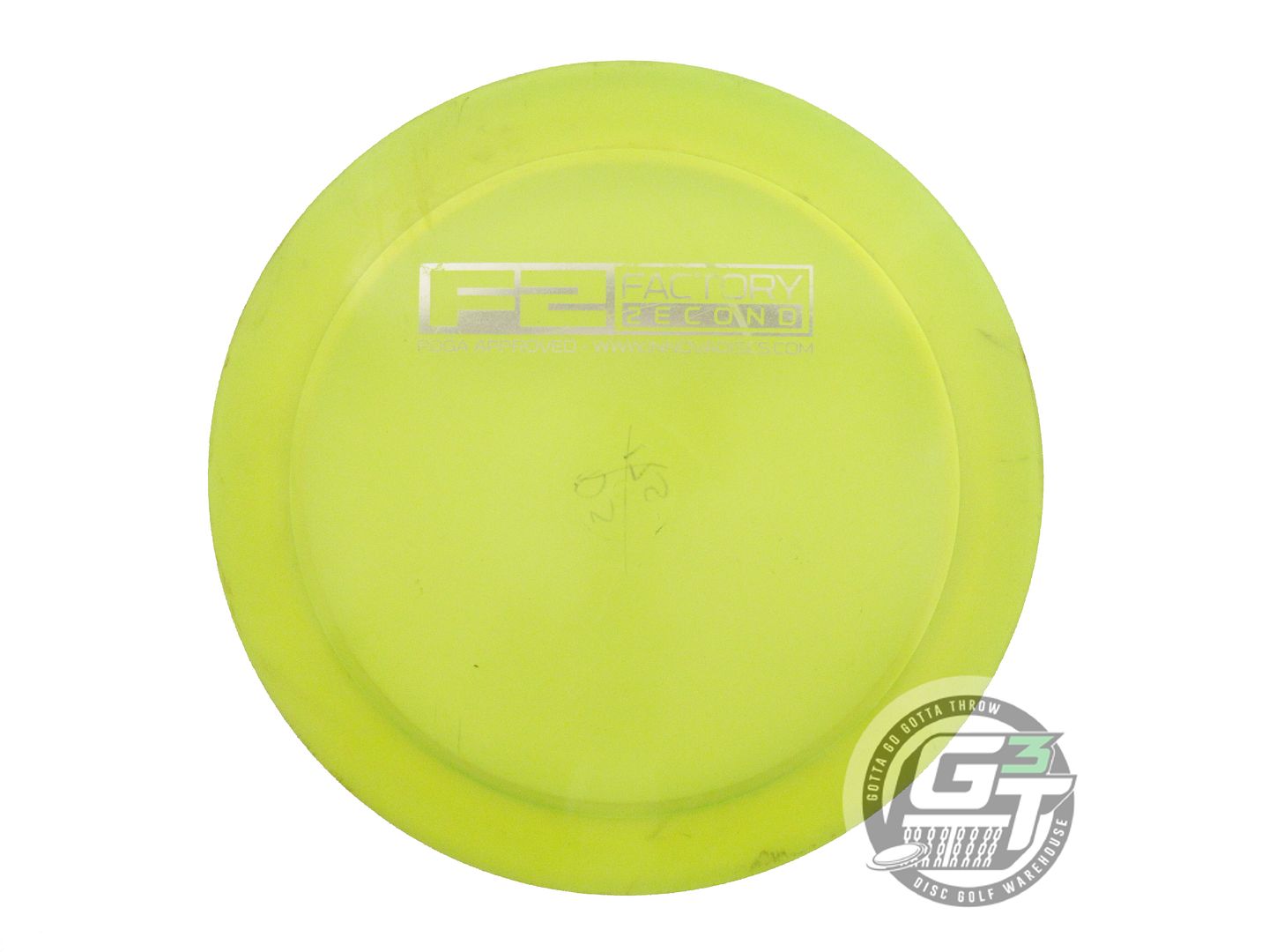 USED Innova X-OUT Champion Destroyer 175g Yellow Distance Driver Golf Disc