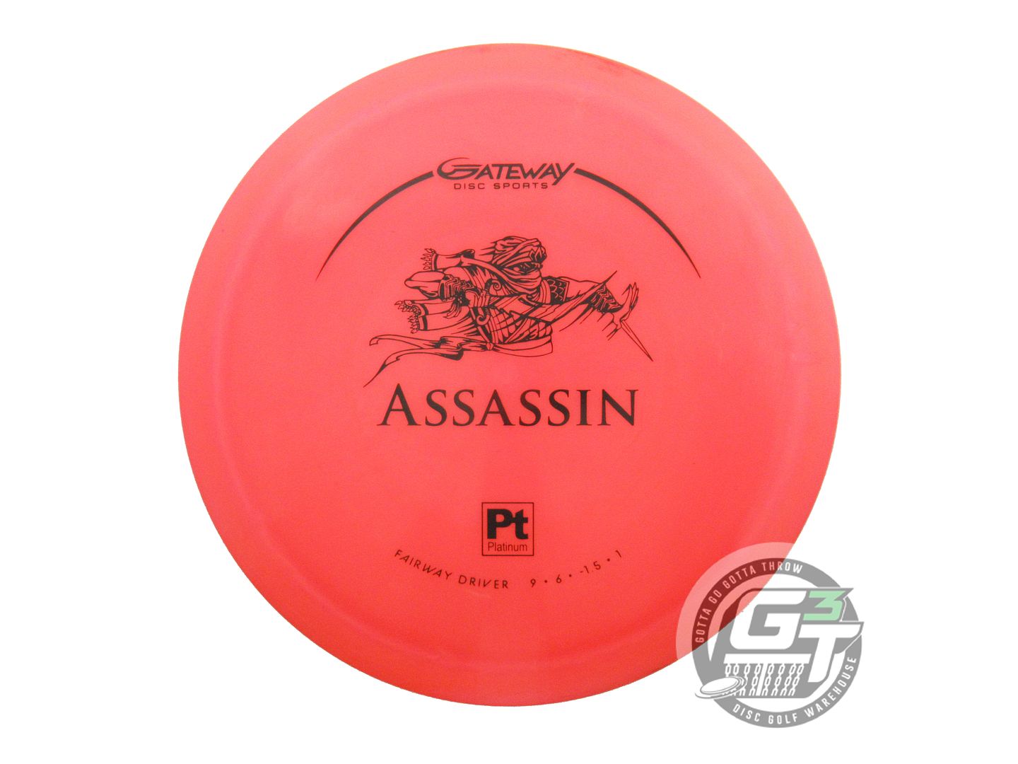 USED Gateway Platinum Assassin 169g Red Black Stamp Fairway Driver Golf Disc