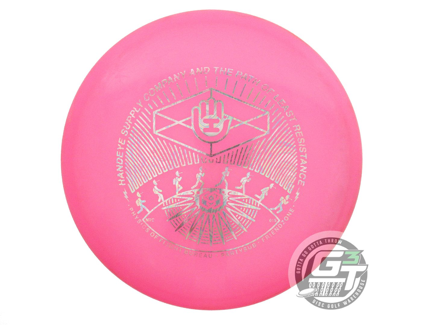 USED Dynamic Discs [HANDEYE] Lucid Bounty 173g Pink Oil Slick Foil Midrange Disc