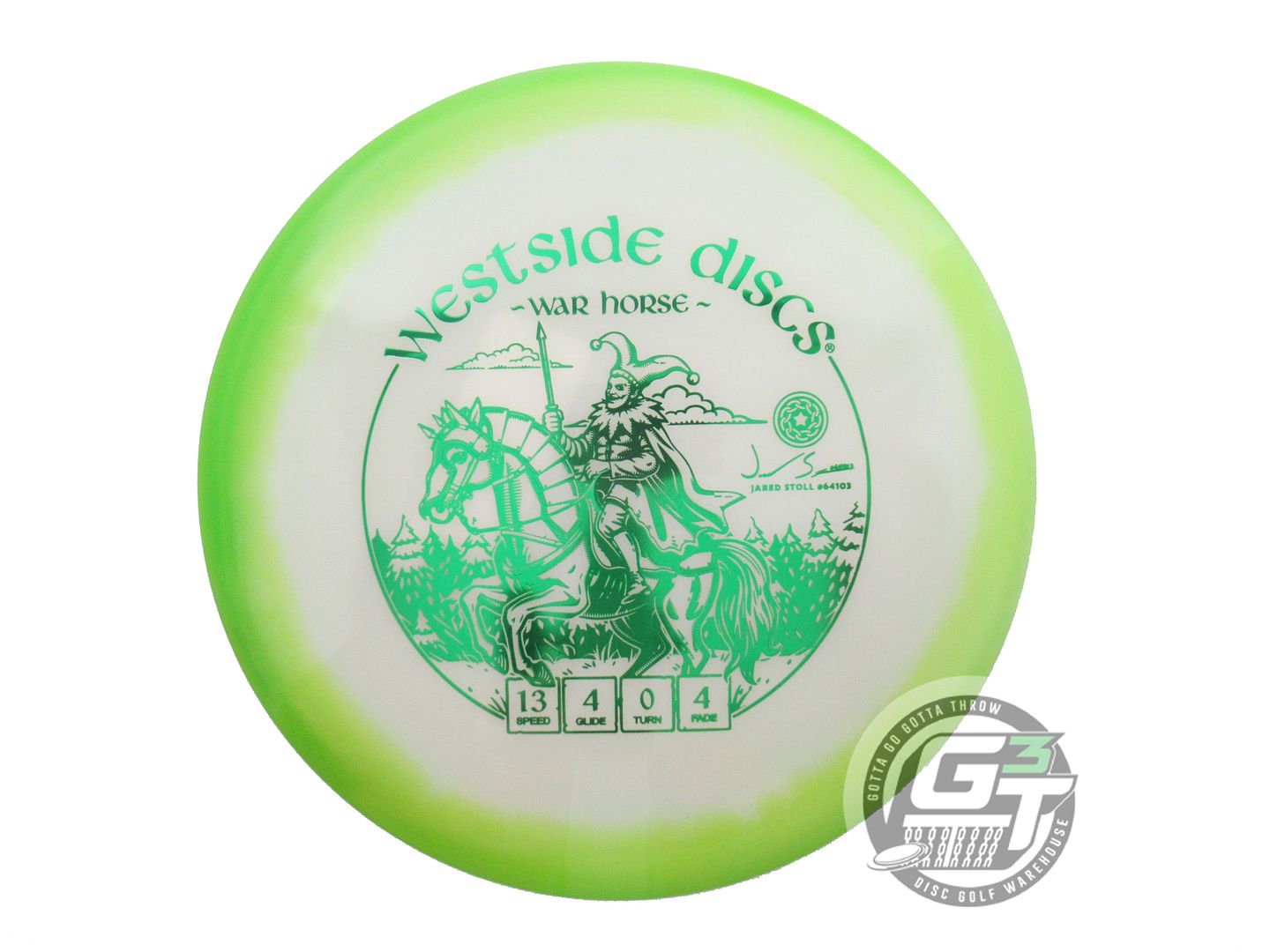 Westside Limited Edition 2025 Team Series Jared Stoll VIP Orbit War Horse Distance Driver Golf Disc (Individually Listed)