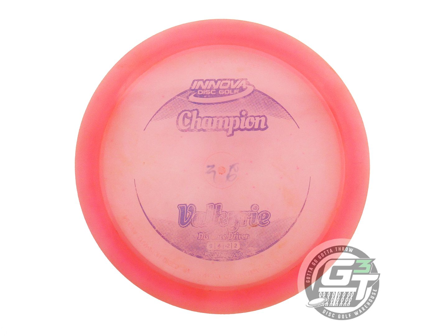 USED Innova Champion Valkyrie 150g Pink Purple Foil Distance Driver Golf Disc