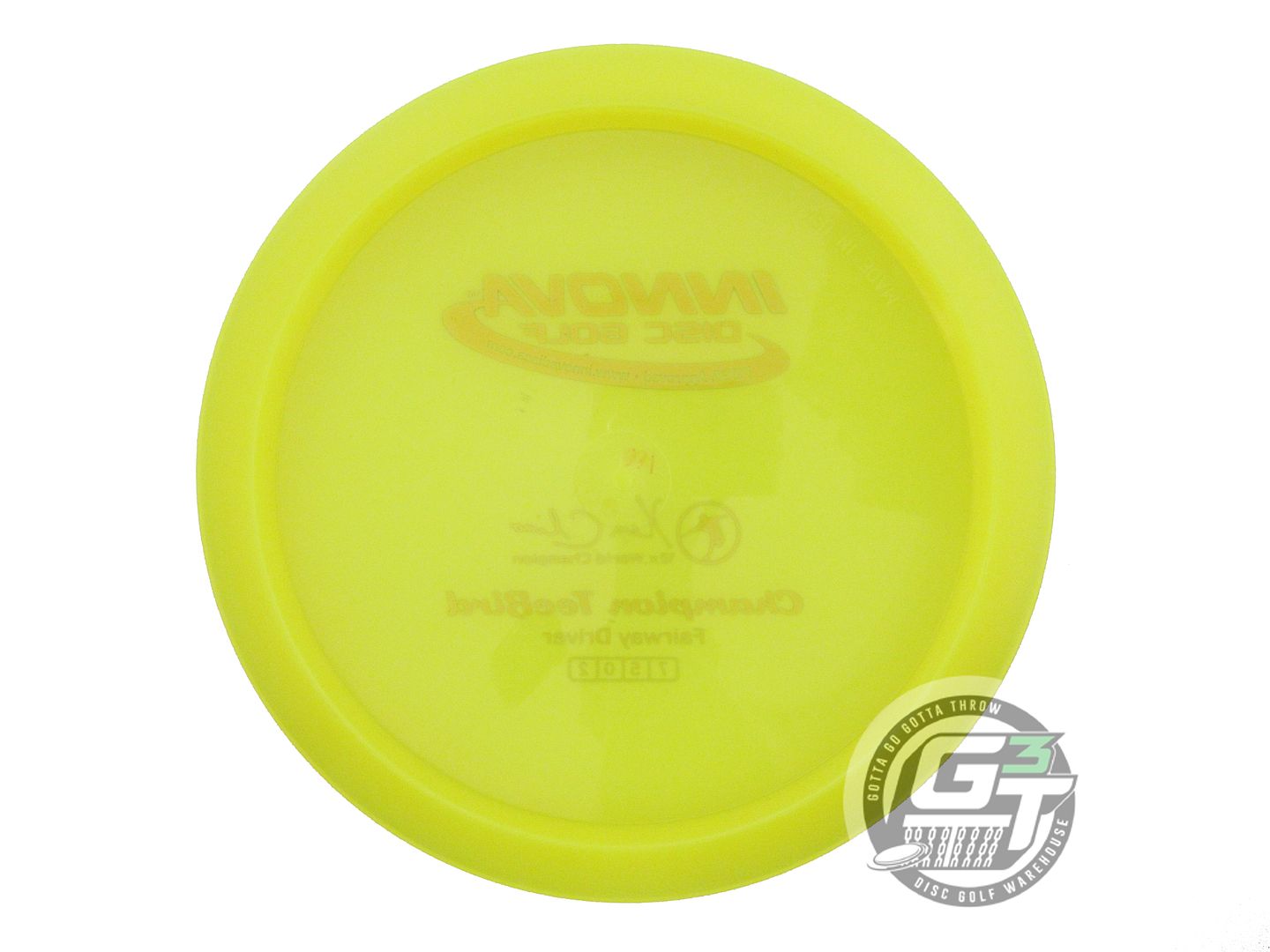 USED Innova Champion Teebird 168g Yellow Lilac Foil Fairway Driver Golf Disc