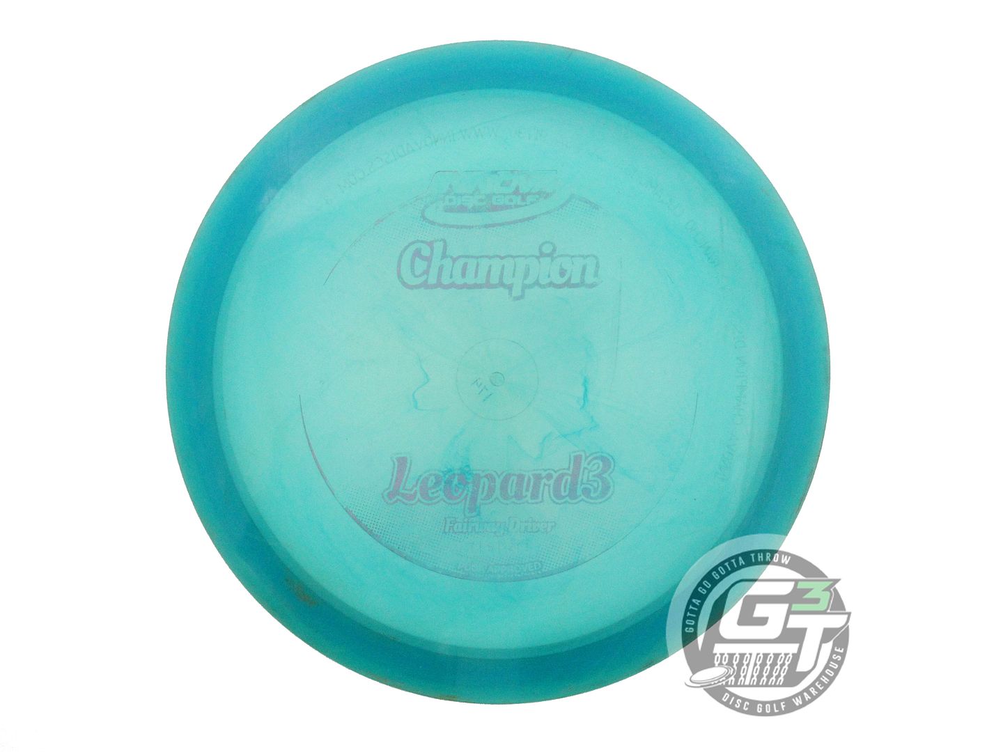 USED Innova Champion Leopard3 174g Teal Lilac Foil Fairway Driver Golf Disc