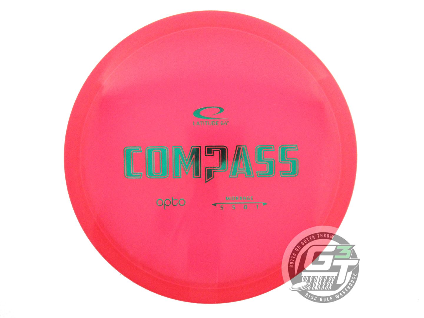 USED Latitude 64 Opto Compass 177g Red Green Foil Midrange Golf Disc