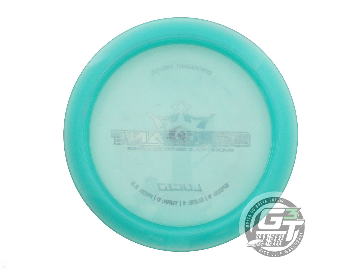 USED Dynamic Discs Lucid Sergeant 173g Seafoam Magenta Foil Driver Golf Disc