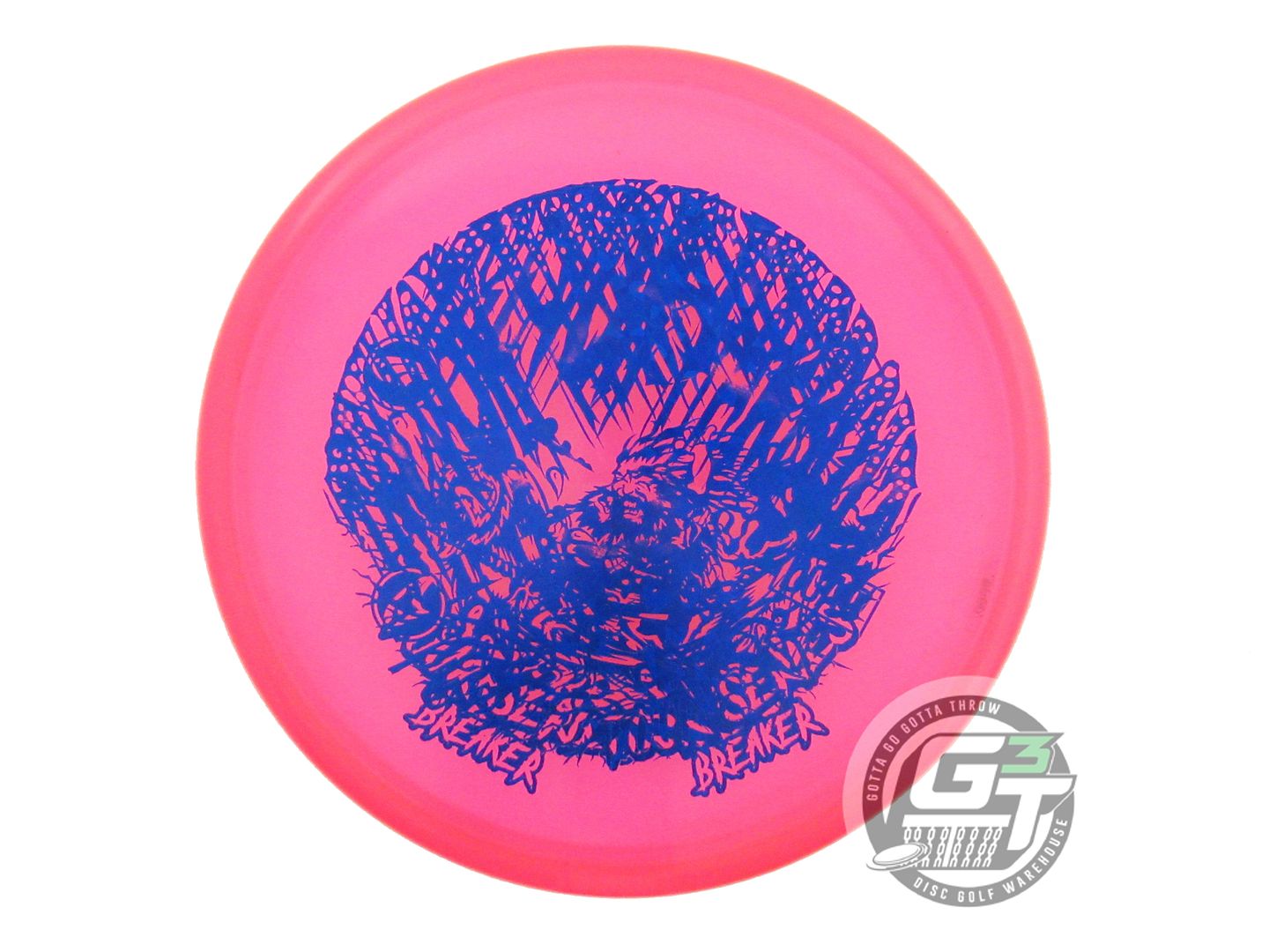 USED DGA X-OUT [HARBOLT] Ice Breaker 174g Pink Putter Golf Disc