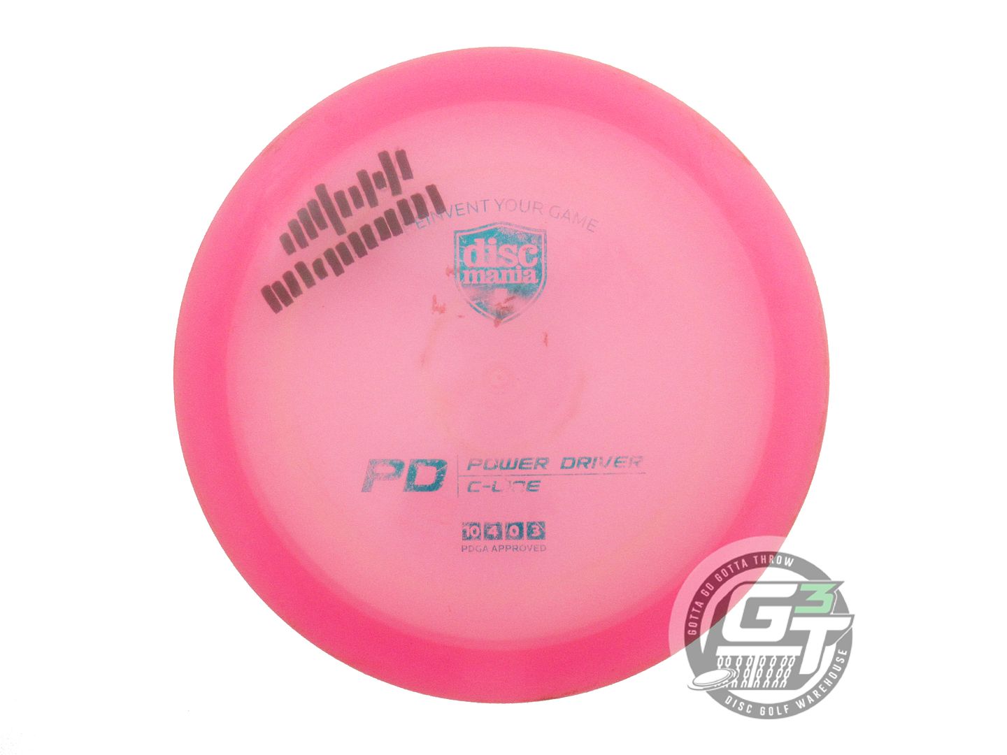 USED DiscMania C-Line PD 175g Pink Teal Foil Distance Driver Golf Disc