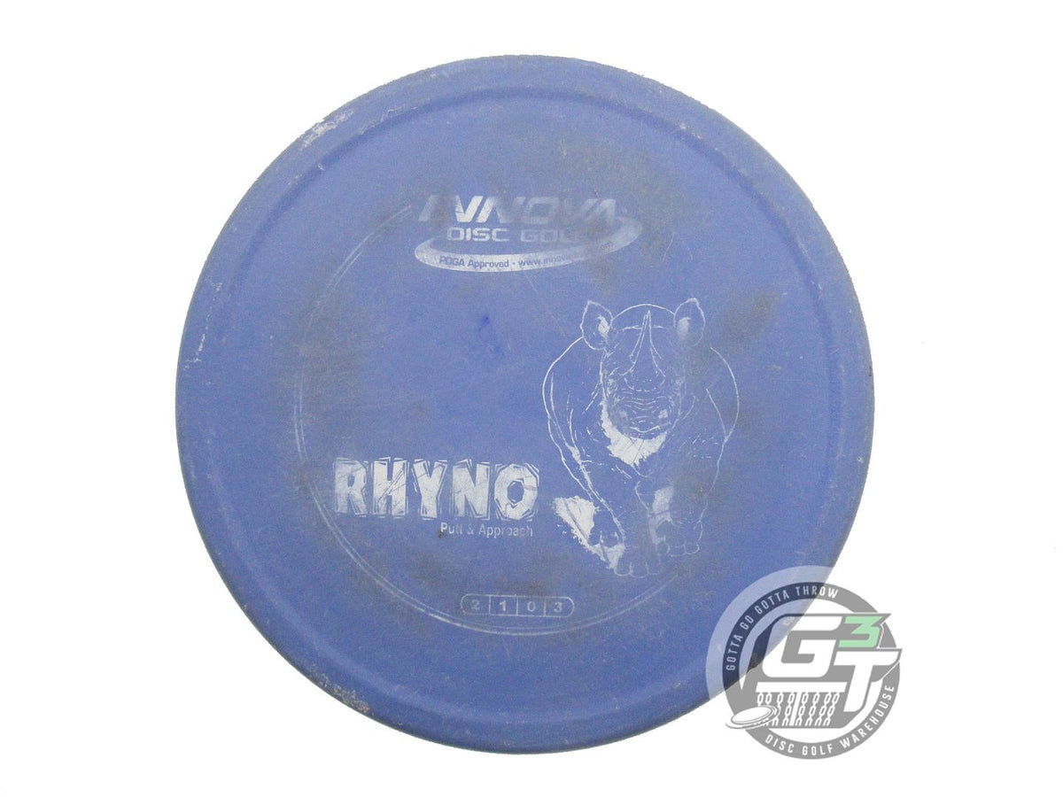 USED Innova DX Rhyno 170g Purple White Stamp Putter Golf Disc