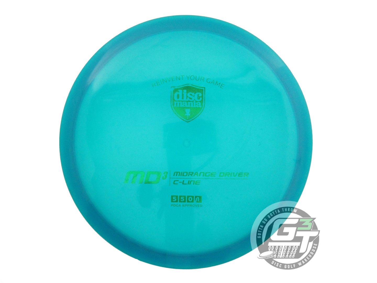 USED DiscMania C-Line MD3 175g Blue Green Foil Midrange Golf Disc