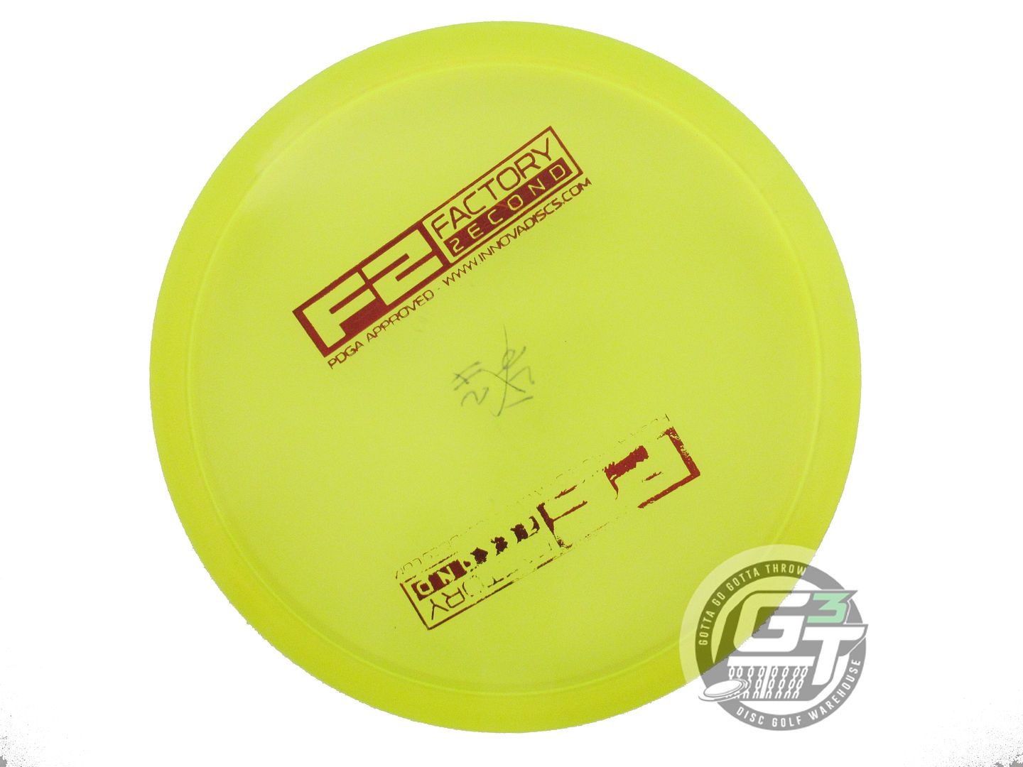 USED Innova X-OUT Champion Shark 176g Yellow Midrange Golf Disc