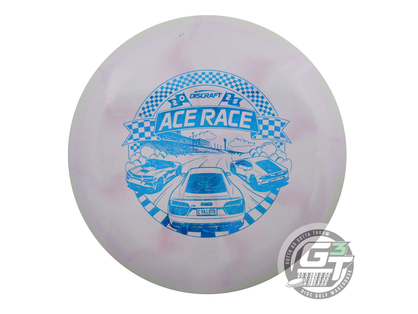 USED Discraft [ACE RACE] ESP FLX Proto 179g Lilac-Lime Fairway Driver Golf Disc