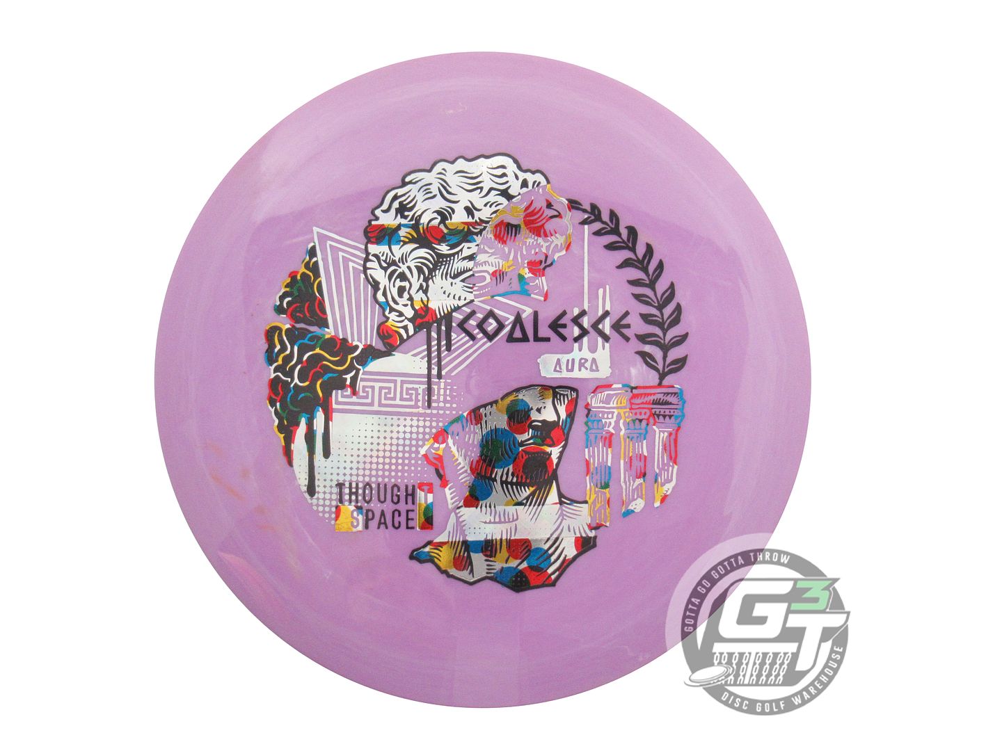 USED Thought Space Aura Coalesce 175g Lilac Driver Golf Disc