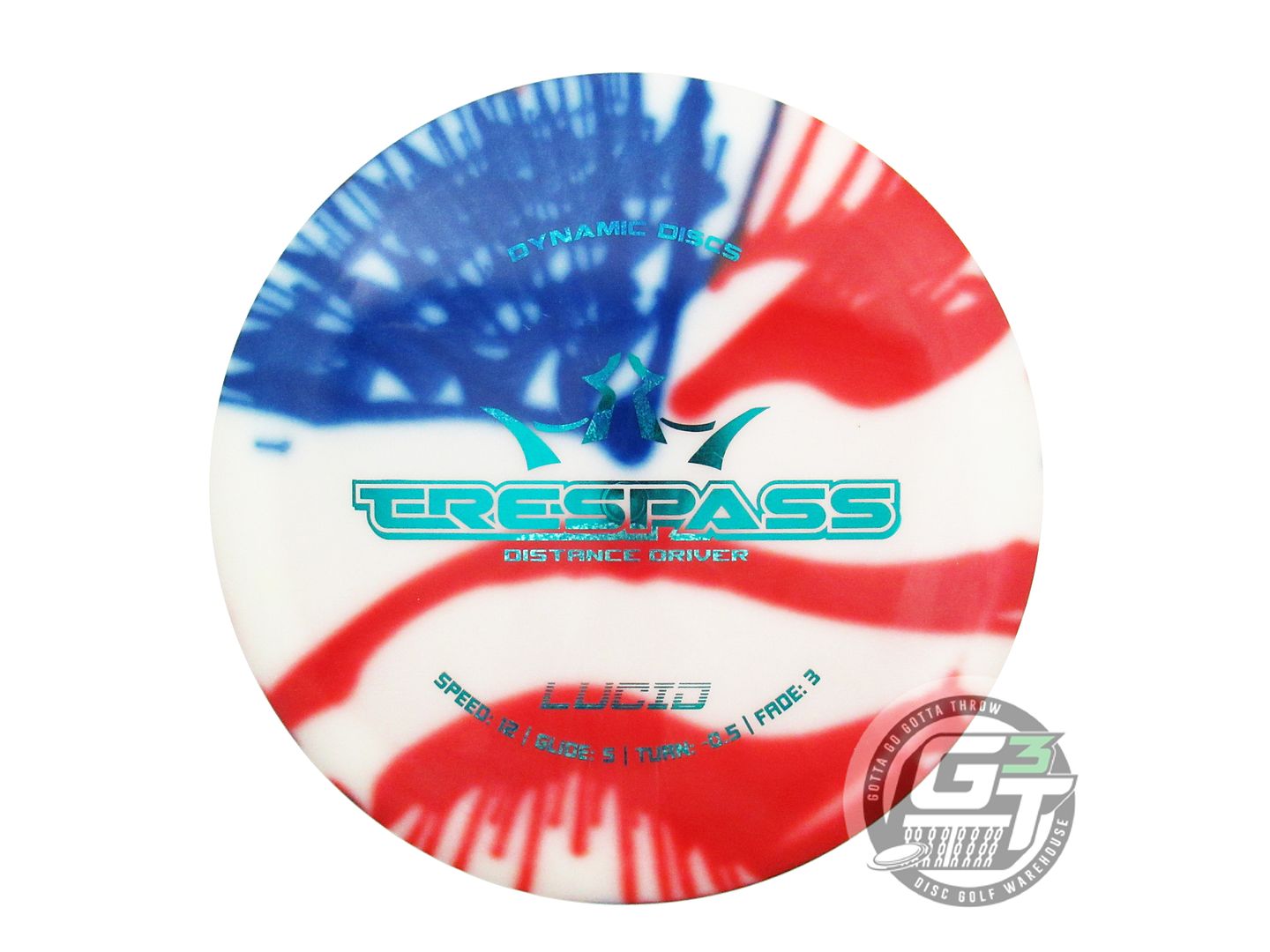 NOS Dynamic Discs MyDye Lucid Trespass 173g Flag Distance Driver Golf Disc