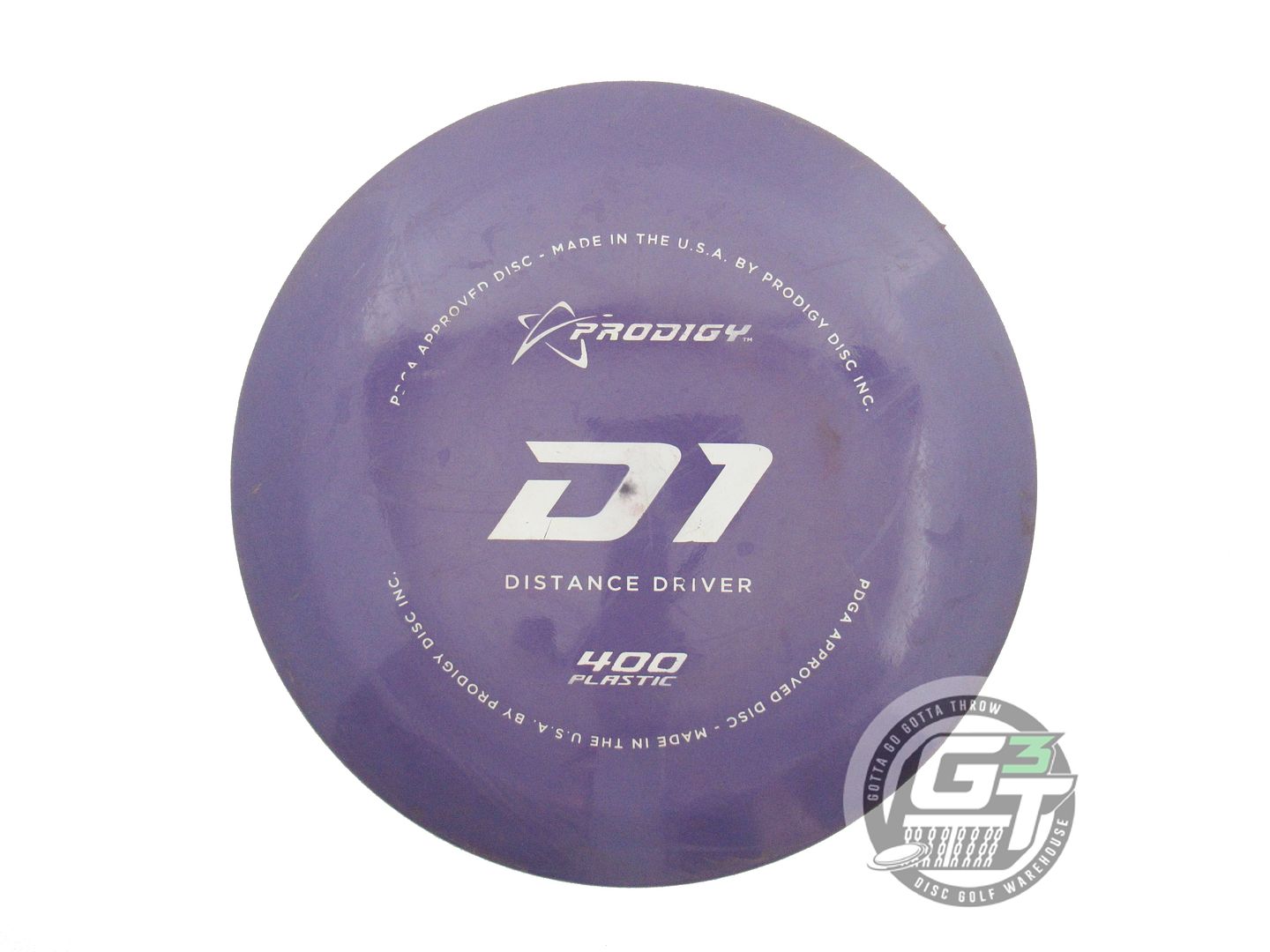 USED Prodigy Discs 400 D1 171g Purple White Stamp Distance Driver Golf Disc