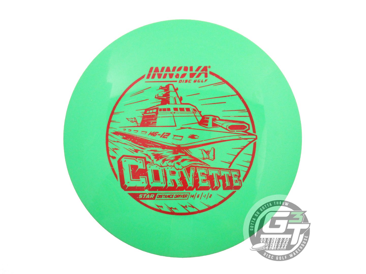 USED Innova Star Corvette 171g Green Red Foil Distance Driver Golf Disc