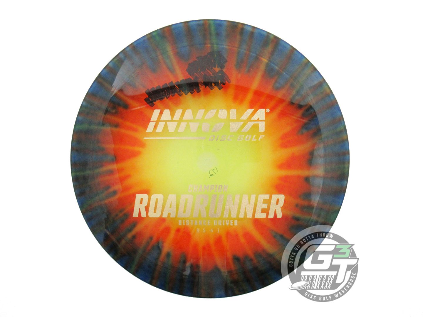 USED Innova I-DYE Champion Roadrunner 172g Blue Burst Distance Driver Golf Disc