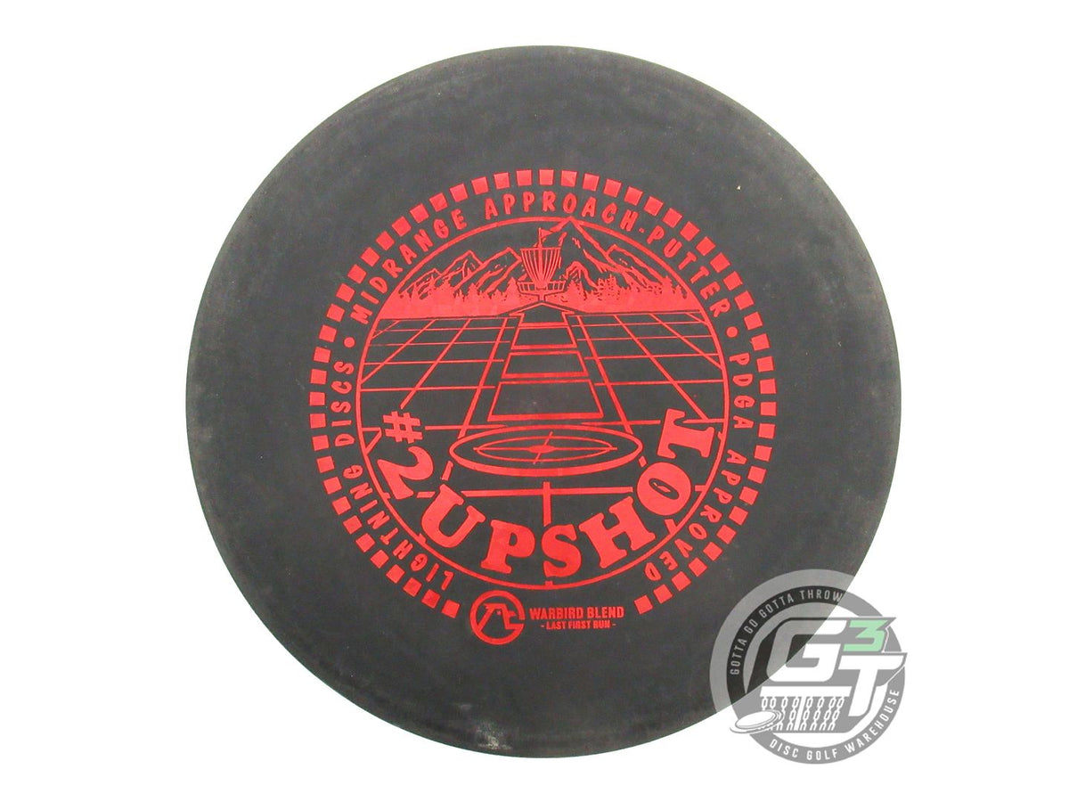USED Lightning LAST FIRST RUN Warbird #2 Upshot 175g Black Putter Golf Disc