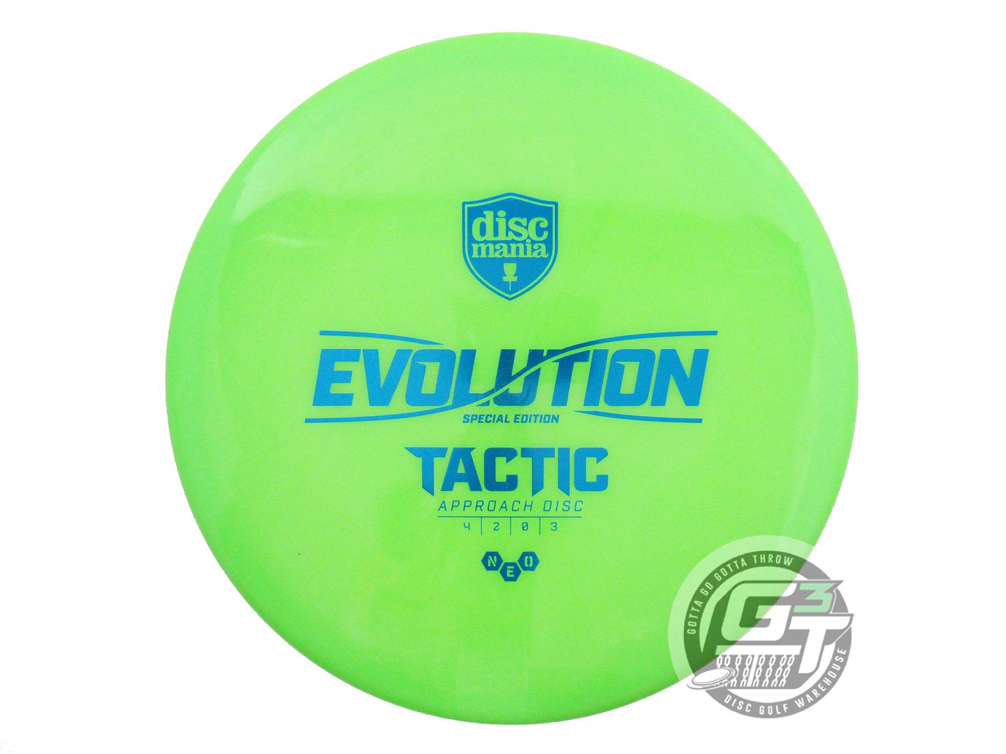 USED DiscMania [SE] Neo Tactic 173g Green Blue Foil Putter Golf Disc