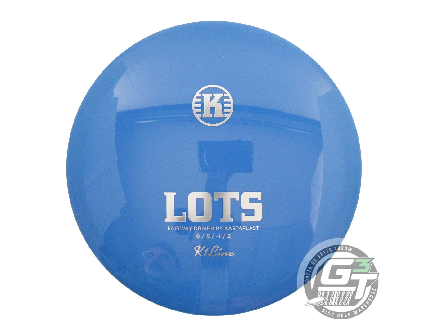 USED Kastaplast K1 Lots 173g Blue Silver Foil Fairway Driver Golf Disc