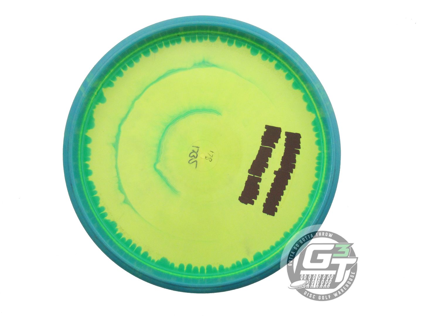 USED Innova Halo Star Invader 177g Teal-Yellow Putter Golf Disc