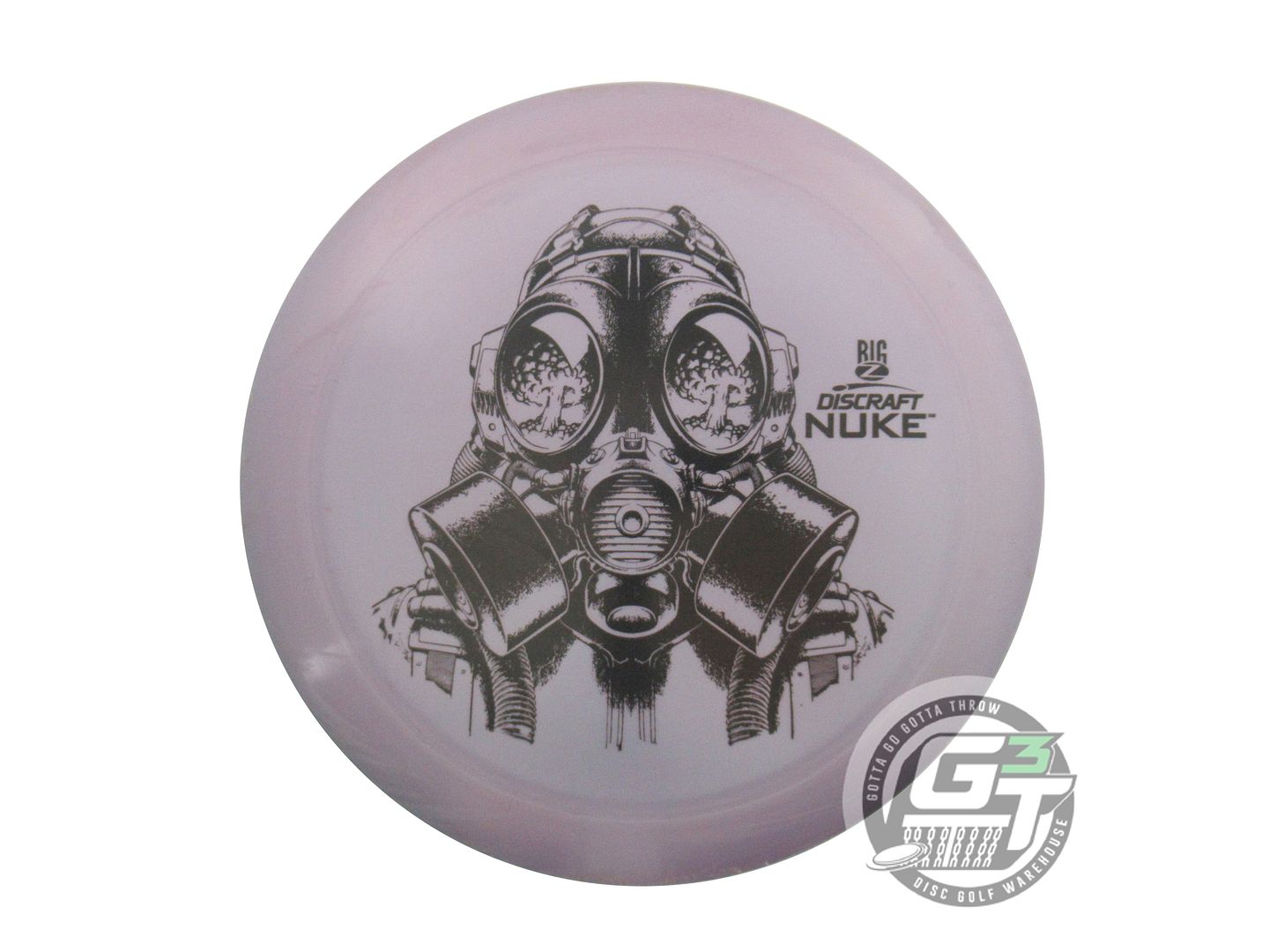 USED Discraft Big Z Nuke 170g Purple Black Stamp Distance Driver Golf Disc