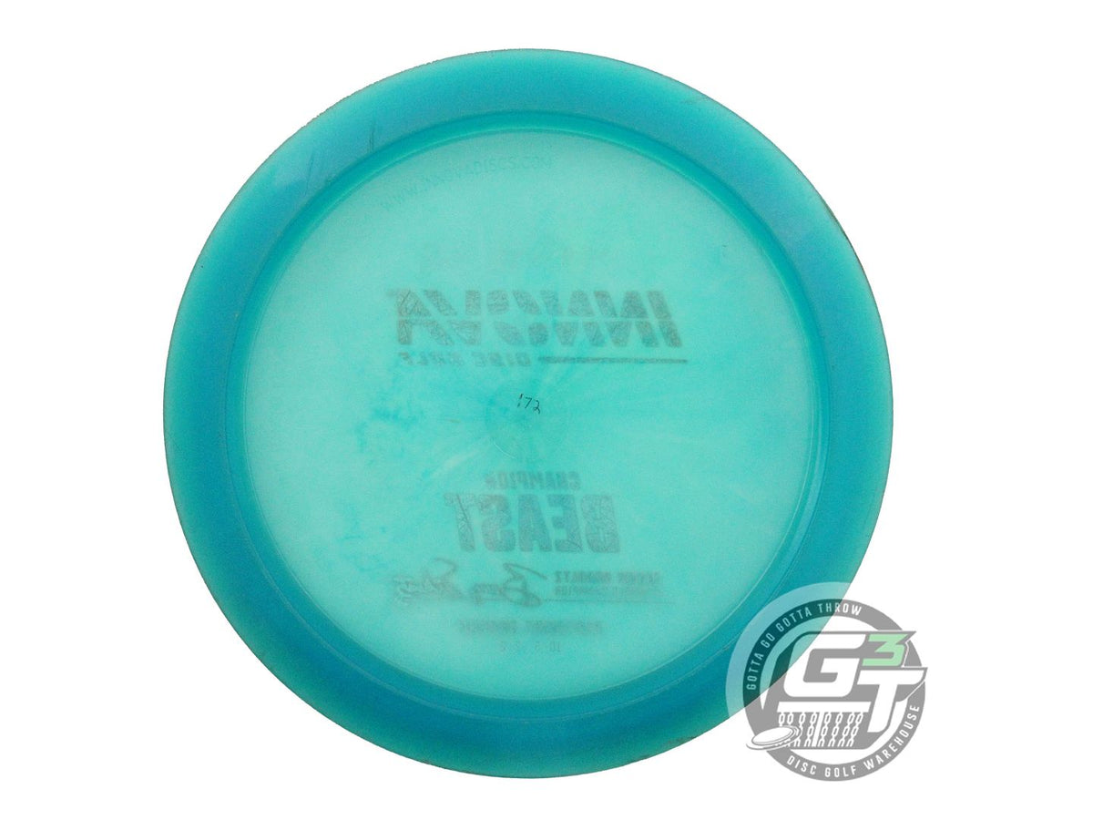 USED Innova Champion Beast 172g Teal Orange Foil Distance Driver Golf Disc