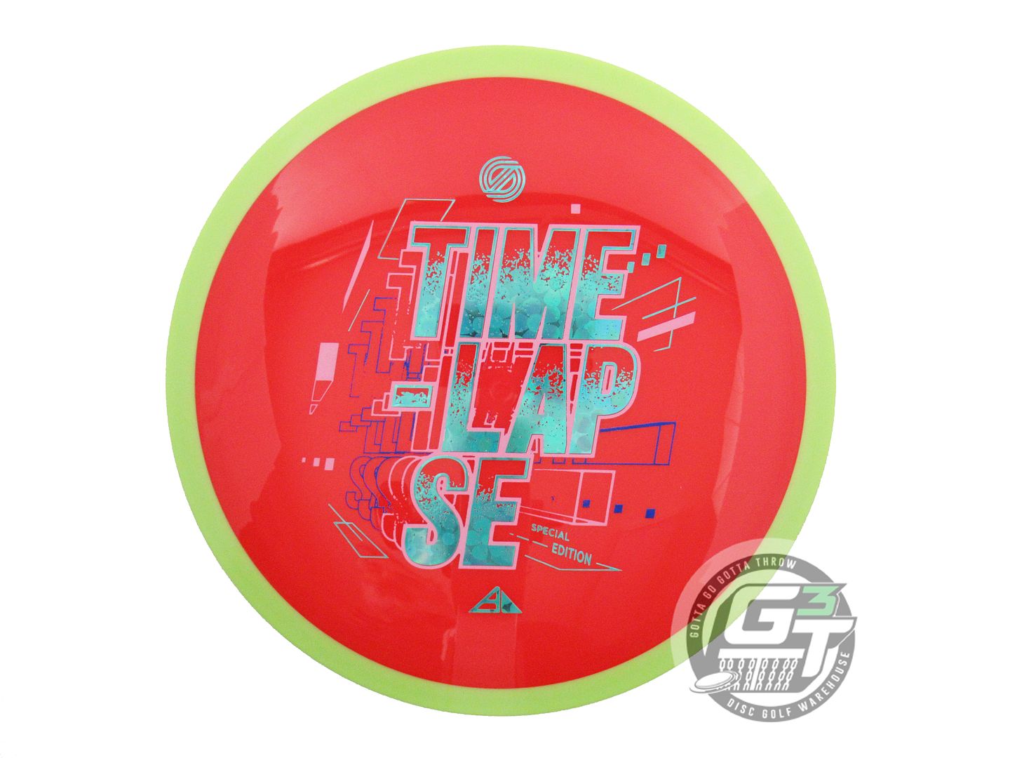 NOS Axiom Discs SE Neutron [RETOOL] Time Lapse 175g Red Yellow Rim Driver Disc