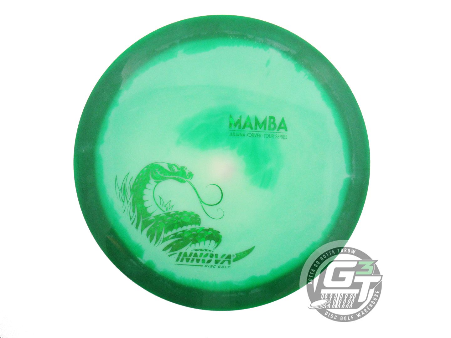 USED Innova [KORVER] Proto Glow Halo Star Mamba 168g Green-White Driver Disc