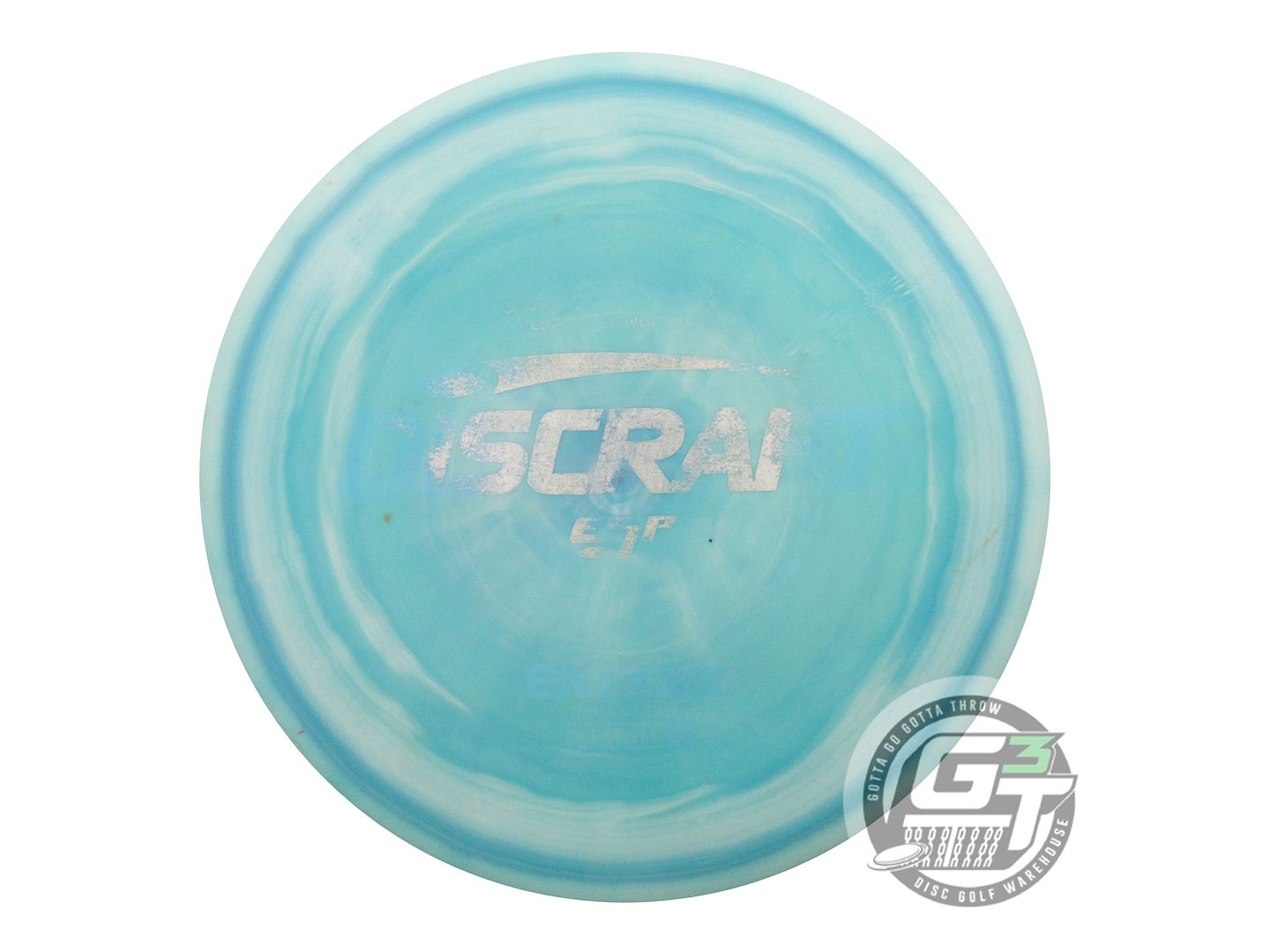 USED Discraft [McBETH] ESP Buzzz 167g Teal Silver Holo Foil Midrange Golf Disc