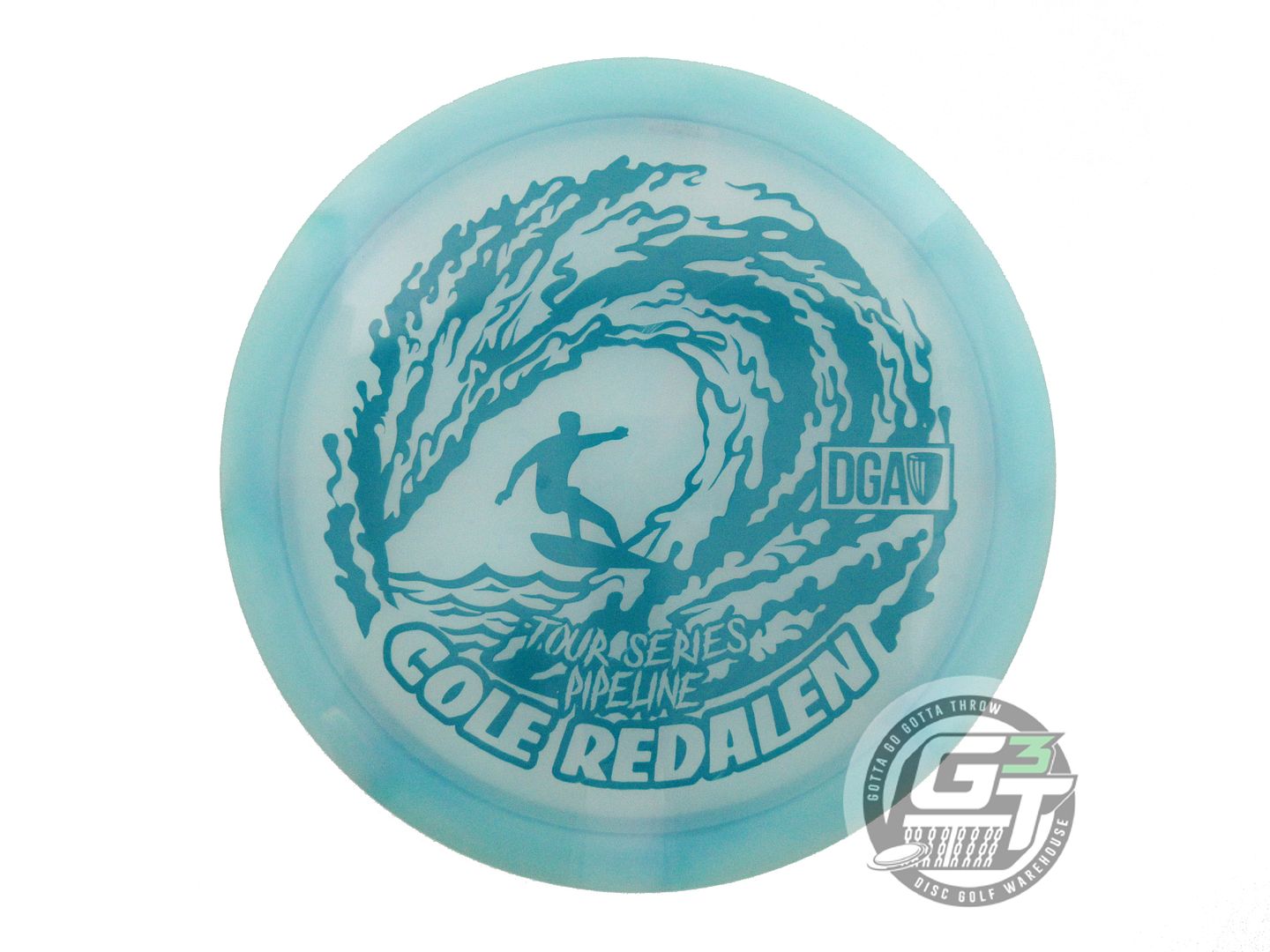 USED DGA [REDALEN] Swirl Pipeline 171g Seafoam Green Stamp Fairway Driver Disc