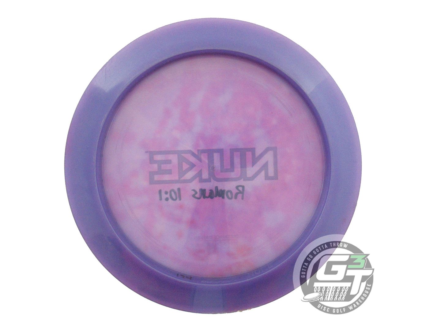 USED Discraft Z Nuke 174g Purple Magenta Foil Distance Driver Golf Disc