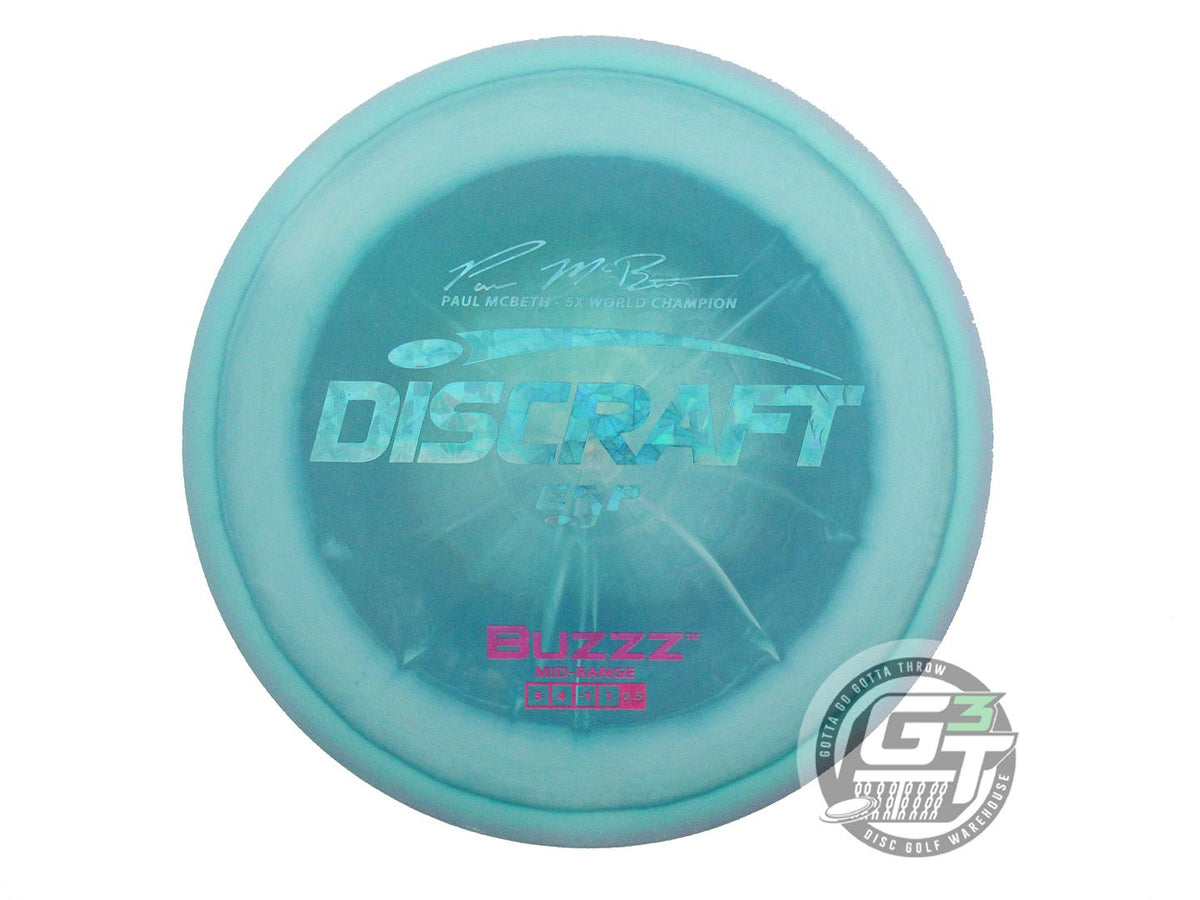 USED Discraft ESP Buzzz 180g Purple-Green Sunset Shatter Midrange Golf Disc