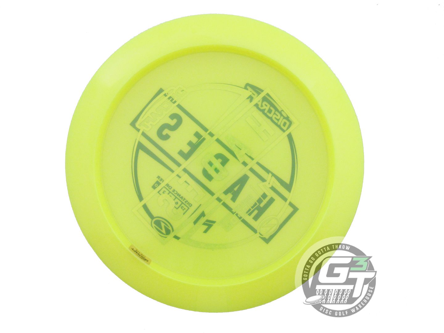 NOS Discraft X-OUT [McBETH] Z Hades 171g Yellow Driver Golf Disc