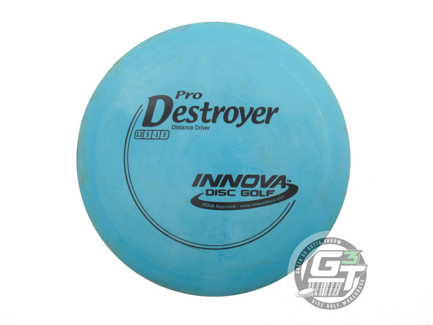 USED Innova Pro Destroyer 176g Teal Black Stamp Distance Driver Golf Disc