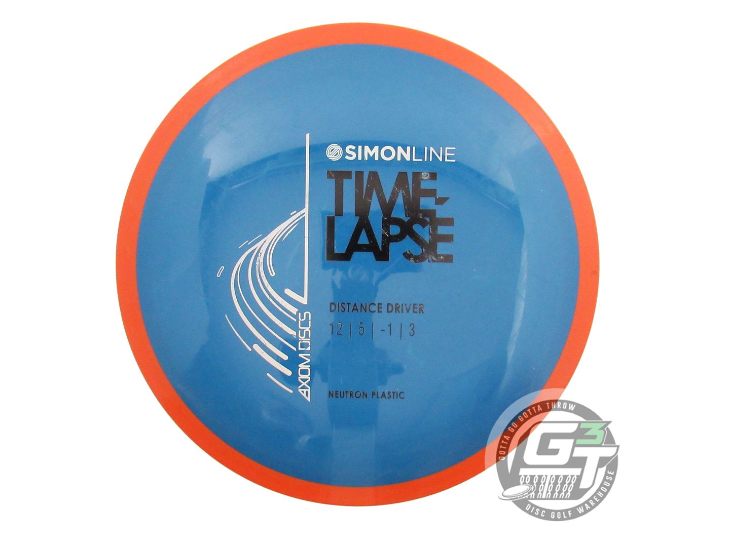 USED Axiom Discs Neutron Time Lapse 174g Blue Orange Rim Driver Golf Disc