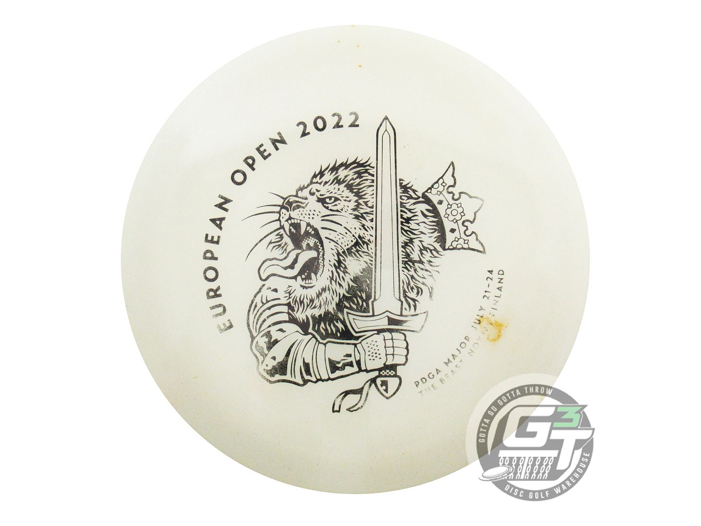USED DiscMania [EUROPEAN OPEN] Metal Flake C-Line FD3 173g White Driver Disc
