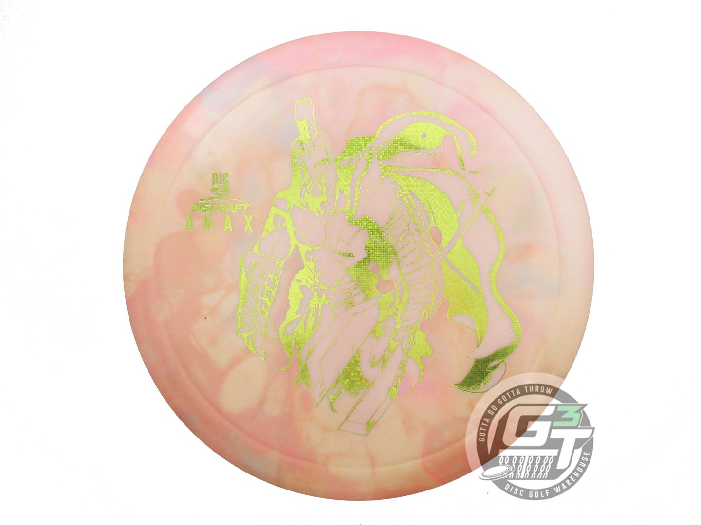 USED Discraft Big Z Anax 176g Peach HOME DYED Driver Golf Disc