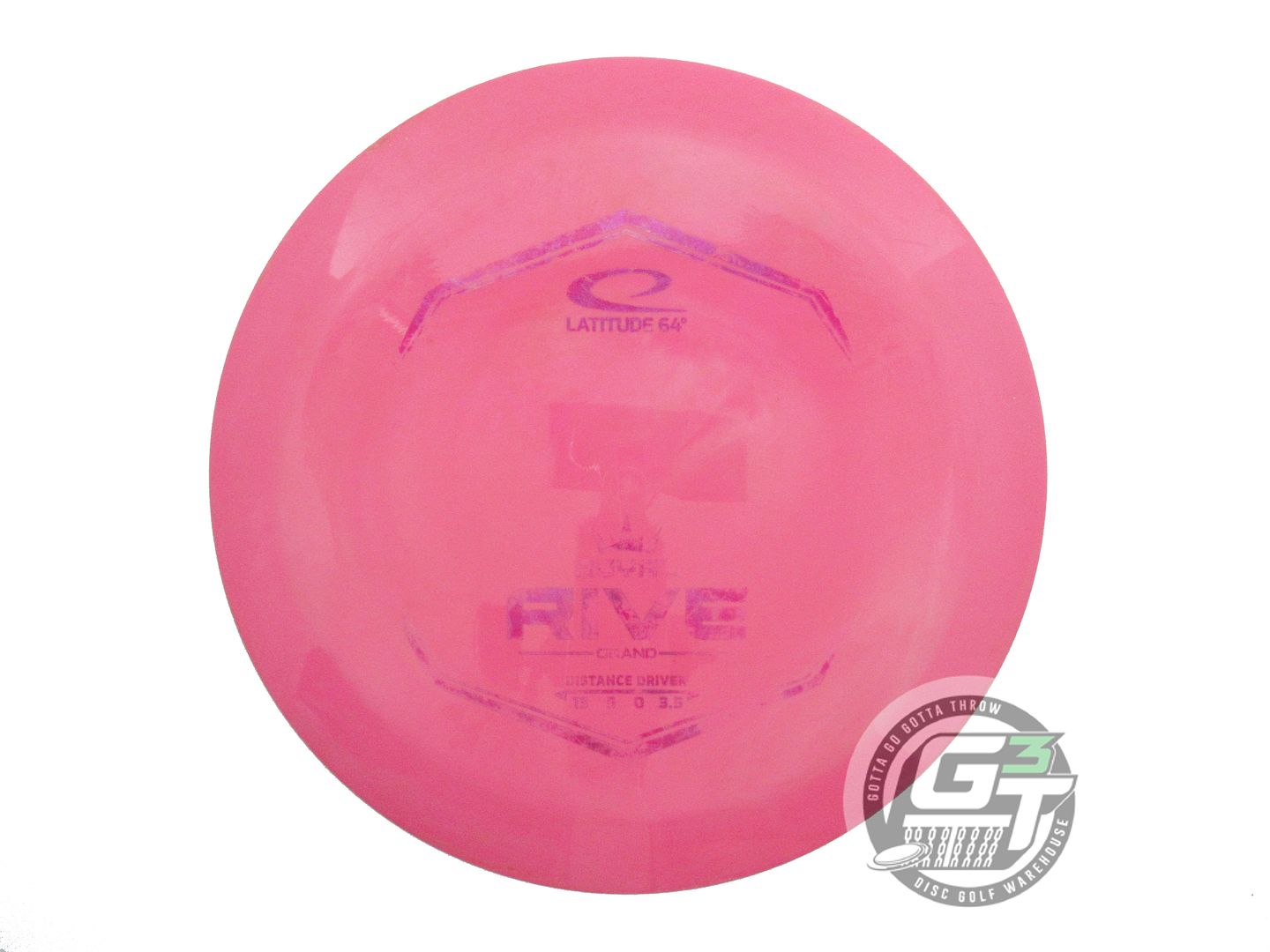 USED Latitude 64 Royal Grand Rive 173g Pink Magenta Foil Distance Driver Disc