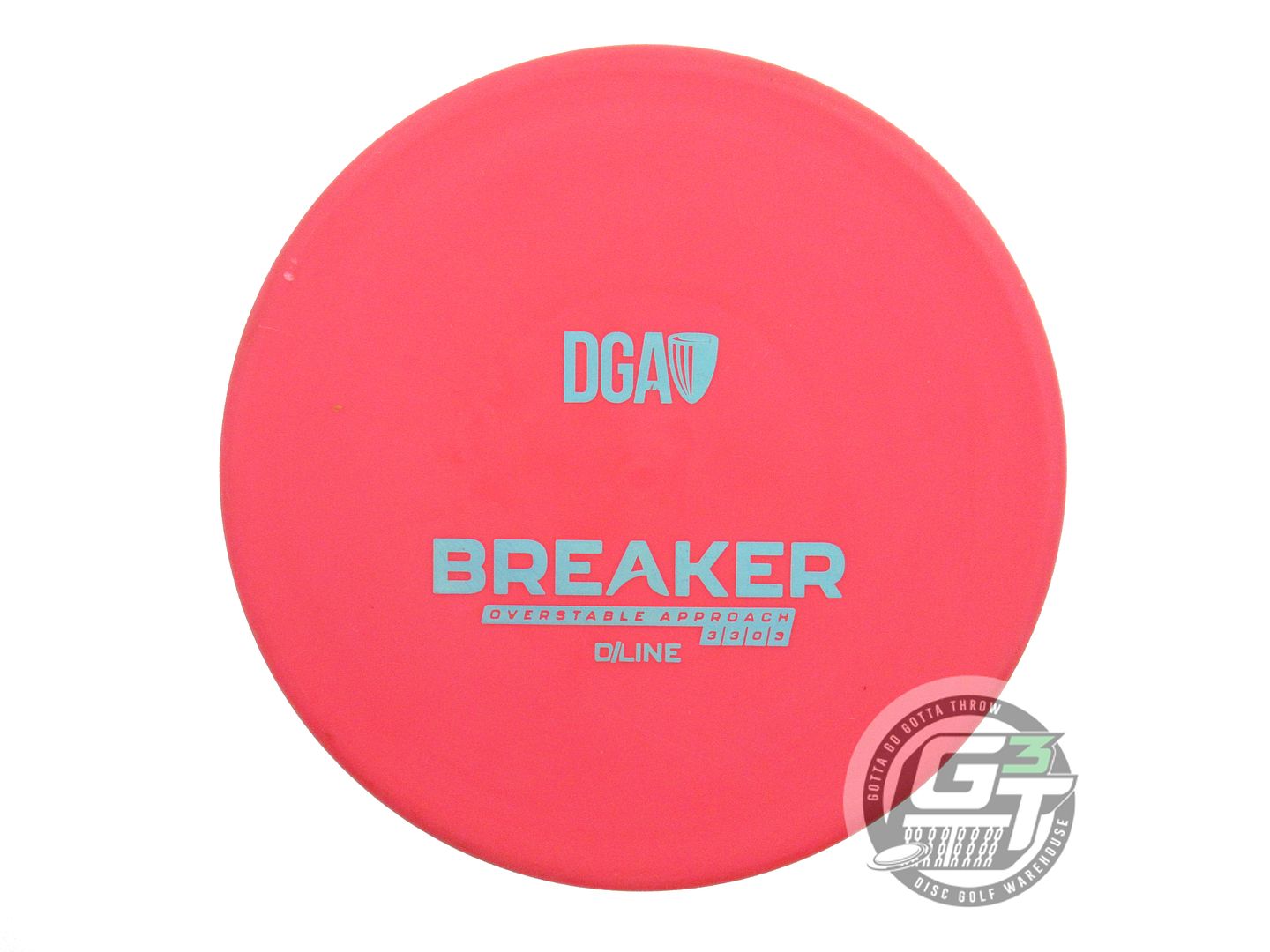 USED DGA D-Line Breaker 173-174g Red Blue Holo Foil Putter Golf Disc