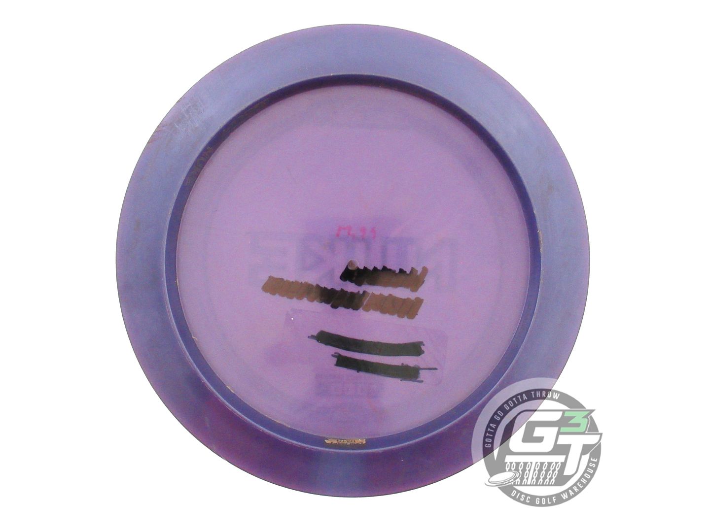 USED Discraft Z Nuke 174g Purple Brown Foil Distance Driver Golf Disc