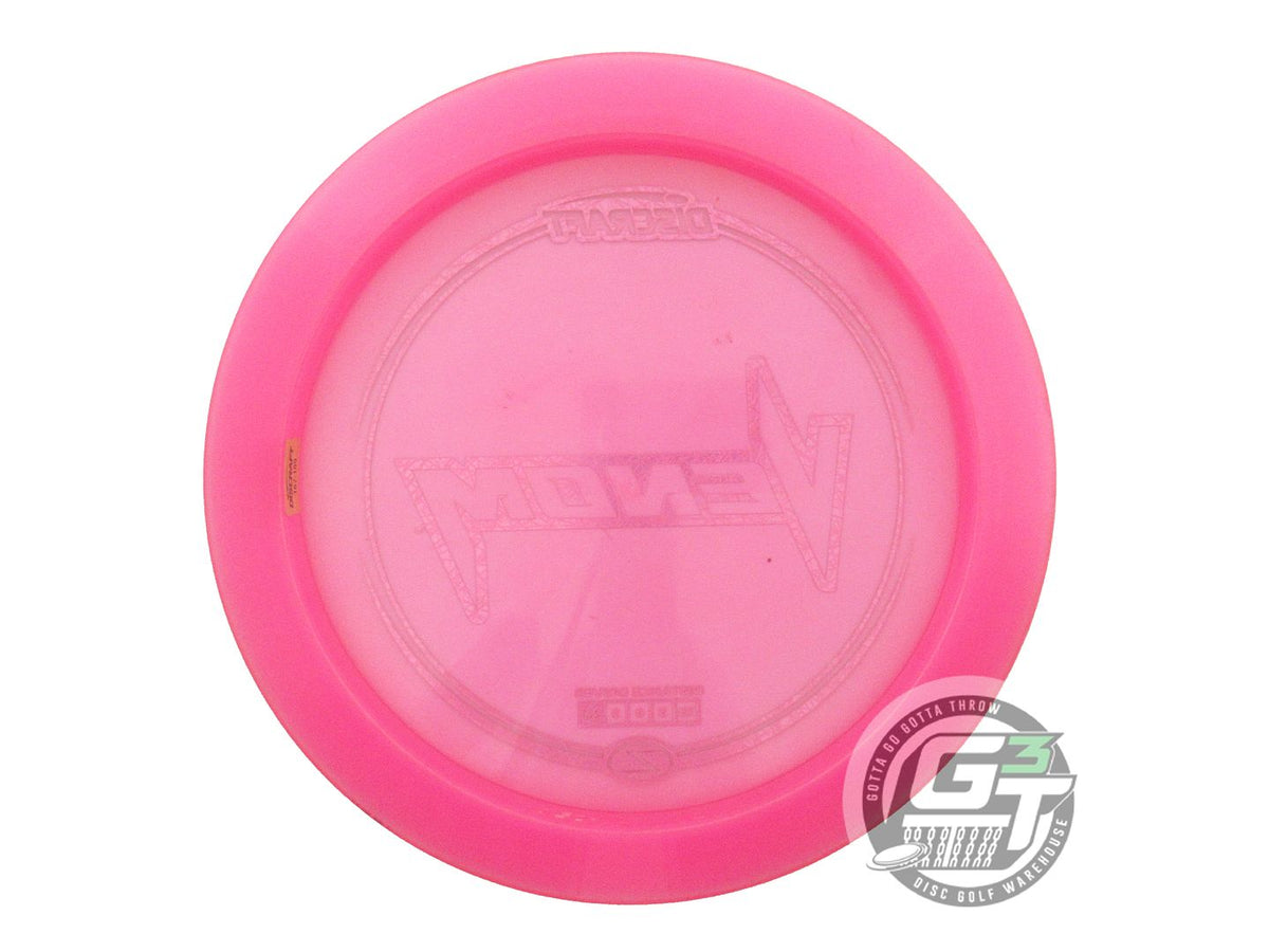 USED Discraft Z Venom 170g Pink Lime Foil Distance Driver Golf Disc