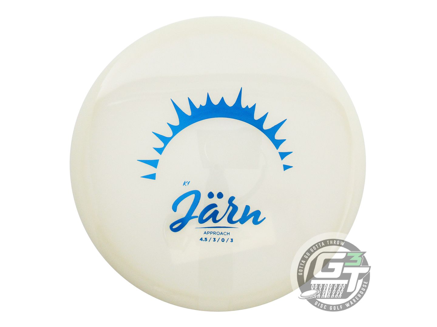Kastaplast Glow K1 Jarn Midrange Golf Disc (Individually Listed)