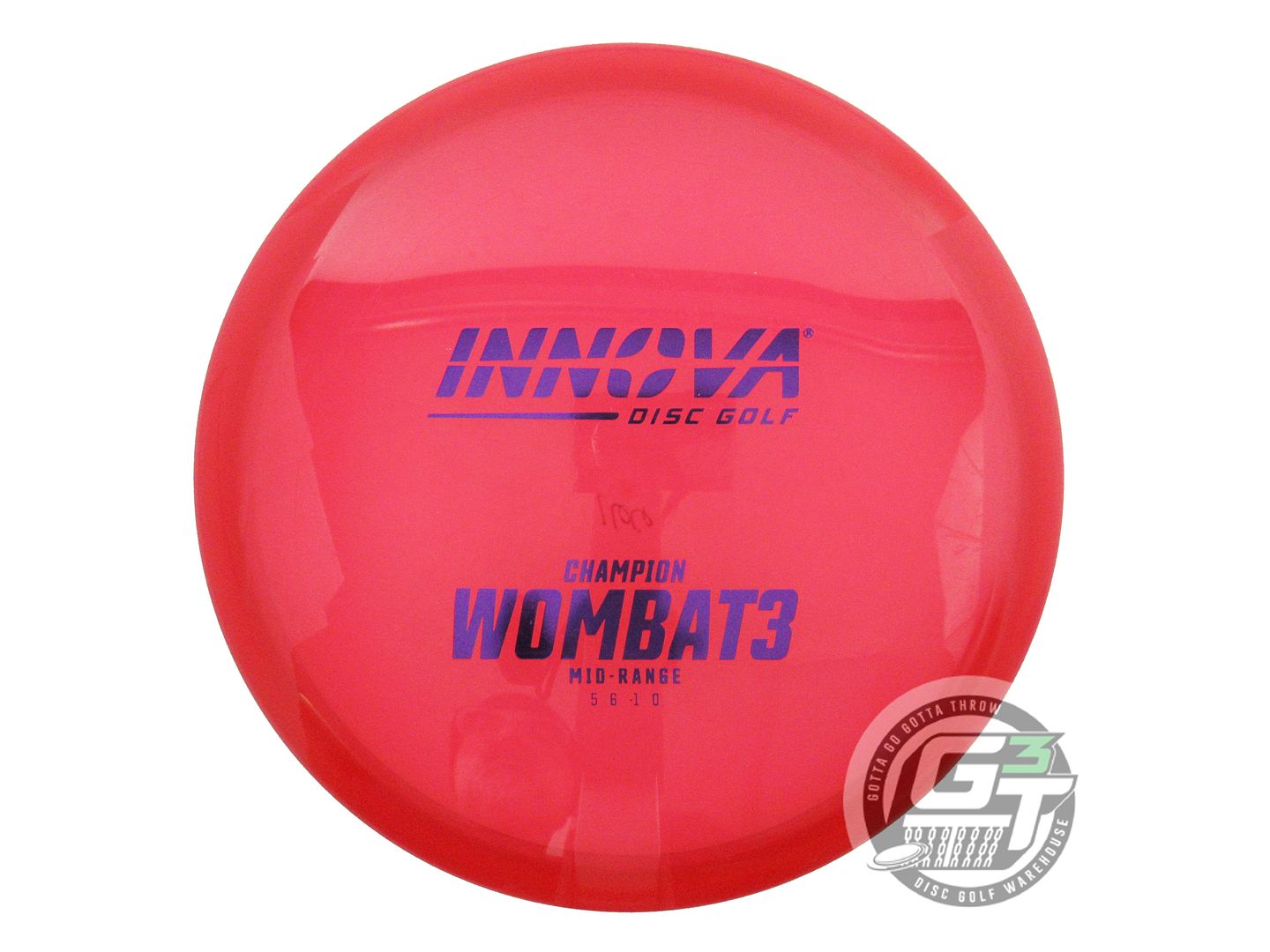 USED Innova Champion Wombat3 166g Red Purple Foil Midrange Golf Disc